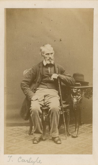 Thomas Carlyle von English Photographer